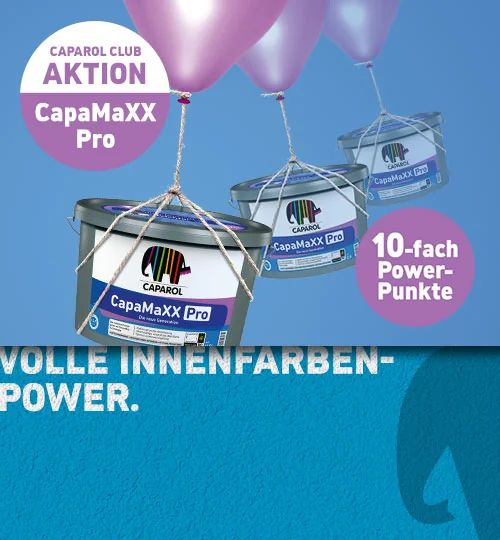 Volle Innenfarben-Power.