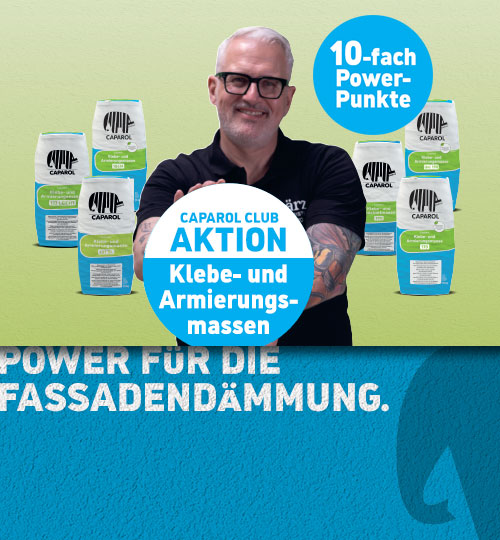 Power für die Fassadendämmung.