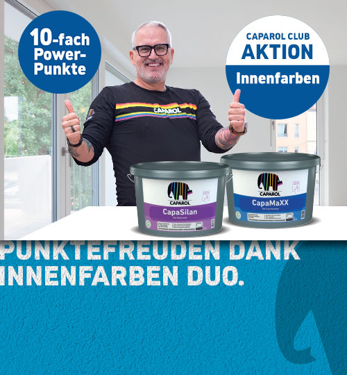 Punktefreunden dank Innenfarben Duo.