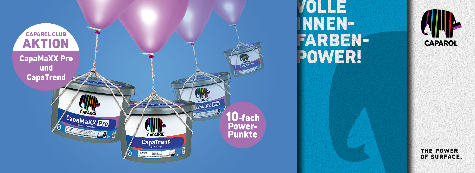 Volle Innenfarben-Power!